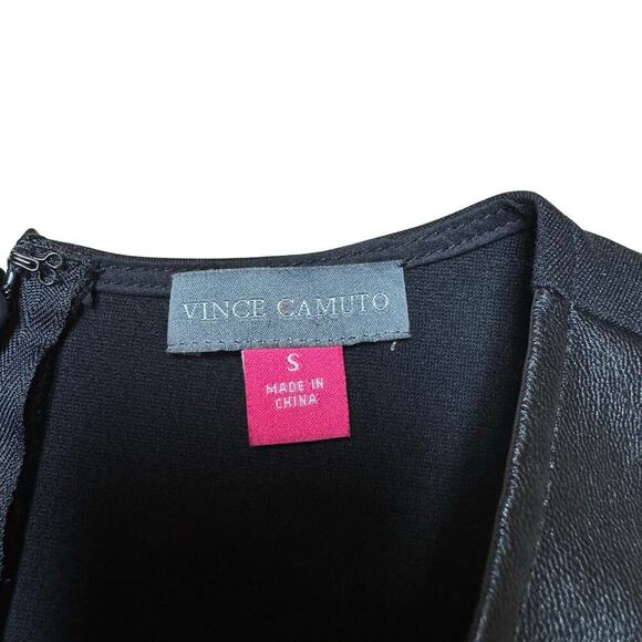 Vince Camuto Black Faux Leather Women’s Vest - Picture 5 of 6